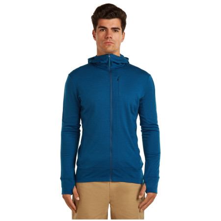 Felpa funzionale da uomo Icebreaker M Mer 260 Quantum IV LS Zip Hoodie