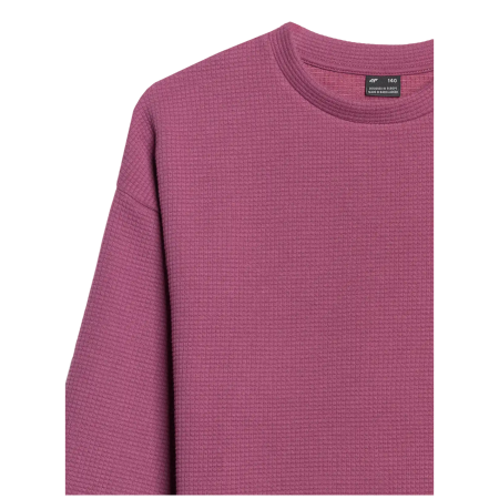 Felpa da bambino 4F Sweatshirt F1936 Dark Pink