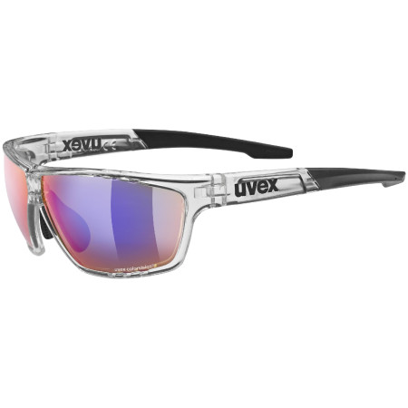 Occhiali da sole Uvex Sportstyle 706 Cv-Colorvision nero/argento Clear (9999)