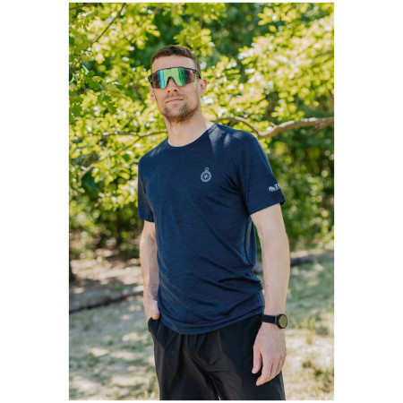 Maglietta da uomo Zulu Merino Quest 160 Short Comfy