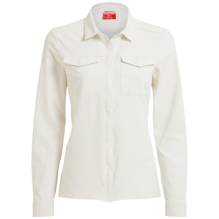 Camicie Craghoppers NosiLife Pro Long Sleeved Shirt III bianco Sea Salt