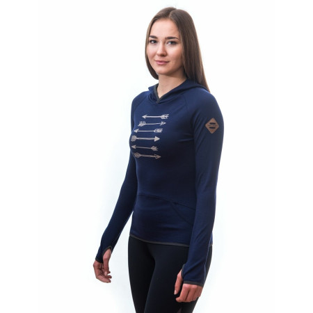 Felpa da donna Sensor Merino Upper Arrows