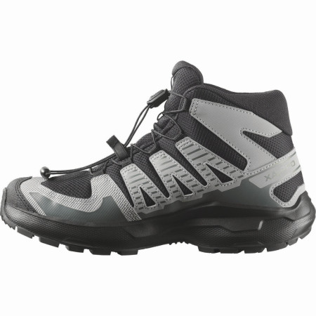 Scarpe da bambino Salomon Xa Pro Mid Wp J Black-Sedona Sage-Wrought Iron