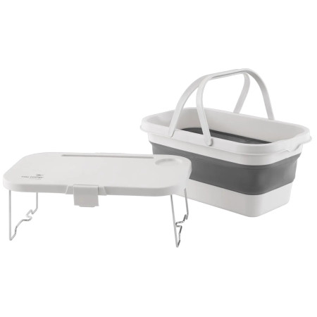 Set da picnic Easy Camp Picnic Basket & Table bianco