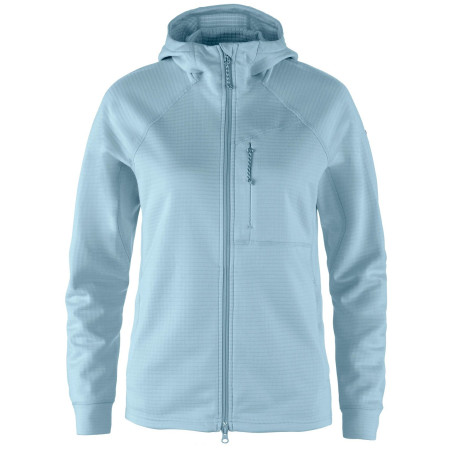 Giacca da donna Fjällräven Abisko Grid Fleece Hoodie W azzurro Breeze Blue