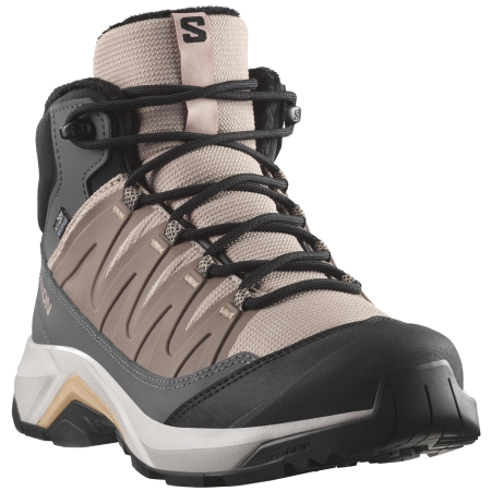 Scarpe da trekking da donna Salomon X-Adventure Coldrush Waterproof beige Etherea / Iron / Mahogany Rose