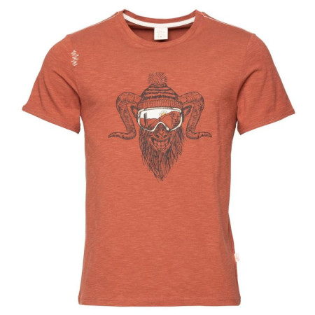 Maglietta da uomo Chillaz Rock Hero Winter marrone brick