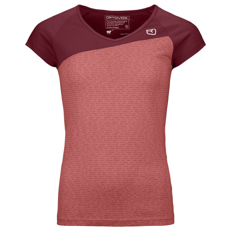 Maglietta da donna Ortovox 120 Tec T-Shirt W rosso blush