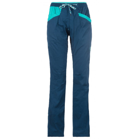 Pantaloni da donna La Sportiva Temple Pant W 2021 blu scuro Opal/Aqua