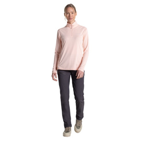 Maglietta da donna Craghoppers NosiLife SolarShield+ Half Zip Top
