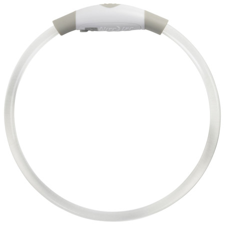 Collare luminoso per cane Nite Ize NiteHowl Mini LED bianco Disc-O Select