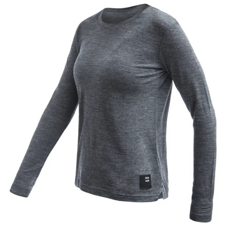 Maglietta da donna Sensor Merino Lite grigio anthracite gray