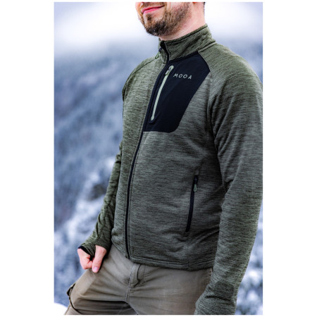Felpa da uomo MOOA Nyore Grid 220