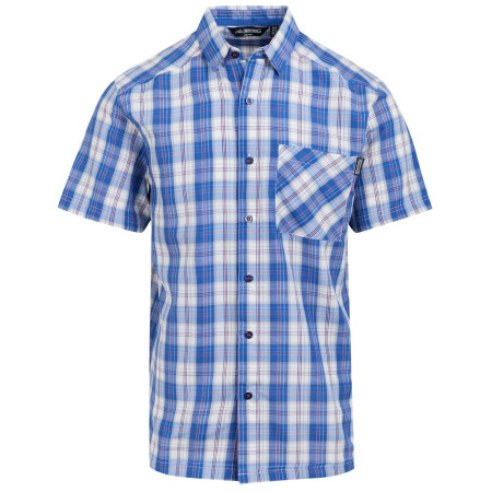 Camicia da uomo Regatta Mindano IX bianco/blu Wht/OlymBlCh