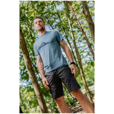 Maglietta da uomo MOOA Merino Lyolite Highlander 150 Short