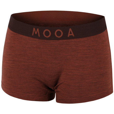 Boxer da donna MOOA MerinoSilk 160 arancione cinnamon melange