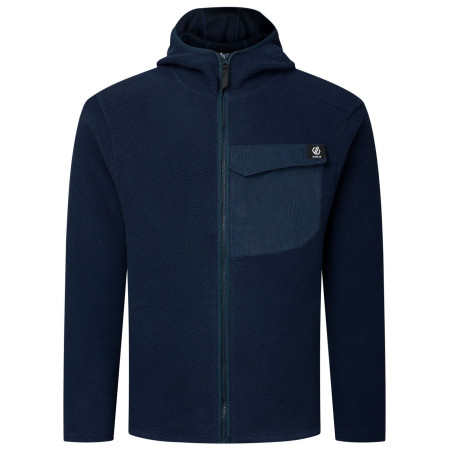 Felpa da uomo Dare 2b Firn Hooded Borg Fleece blu scuro Navy