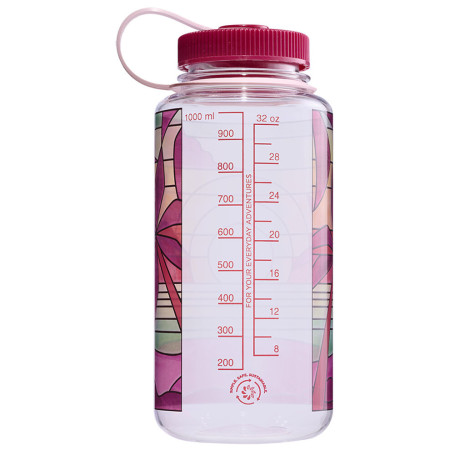 Borraccia Nalgene Wide Mouth 1l Clear Stained Glass