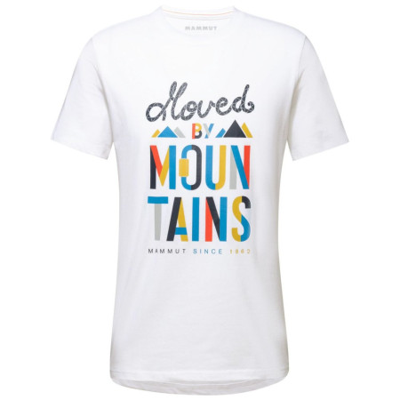 Maglietta da uomo Mammut Massone T-Shirt Men Slogan bianco white