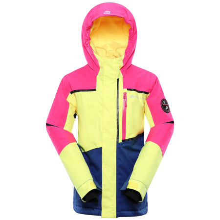 Giacca invernale per bambini Alpine Pro Melefo giallo nano yellow