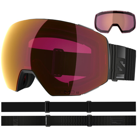 Occhiali da sci Salomon Radium Prime Sigma +1Lens nero Black