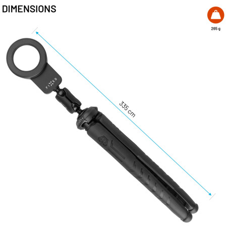 Treppiede FIXED Creator Flexible Tripod with 1/4" phone holder (works with MagSafe)