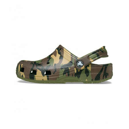 Pantofole per bambini Crocs Classic Camouflage Clog Army Green/Multi