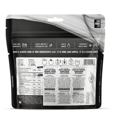 Cibo disidratato Lyo food Porcini Risotto