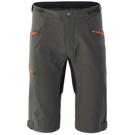 Pantaloncini da ciclismo da uomo Radvik Xray Shorts GTS grigio Forest Night/Tangarine Tango