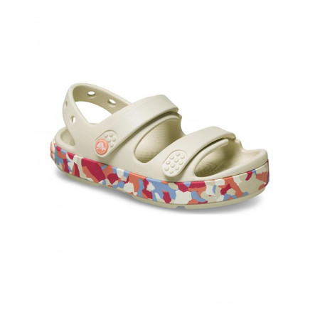 Sandali da bambino Crocs Crocband Cruiser Glow Confetti Band Sandal Summit White/Guava bianco/rosa Summit White/Guava