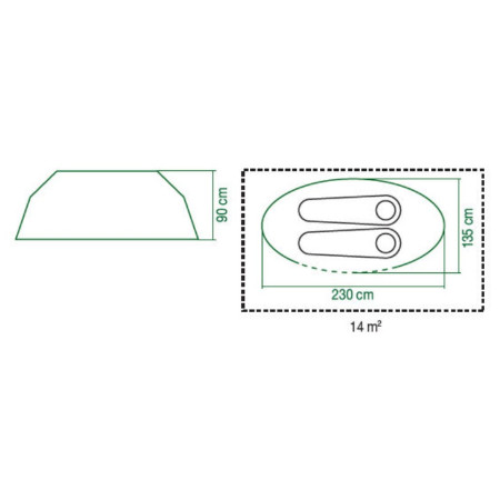 Tenda pop-up per 2 persone Coleman Galiano 2