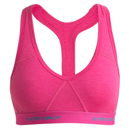 Reggiseno sportivo Icebreaker W Sprite Racerback Bra rosa Tempo