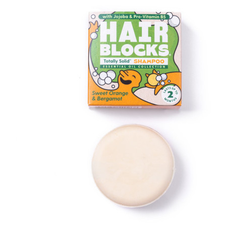 Shampoo Totally Solid Solid Shampoo - Sweet Orange & Bergamot verde