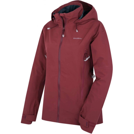 Giacca da donna Husky Nakron L rosso scuro dk. bordo