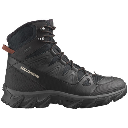 Scarpe da uomo Salomon Outsnow Gore-Tex nero Black / Asphalt / Burnt Henna