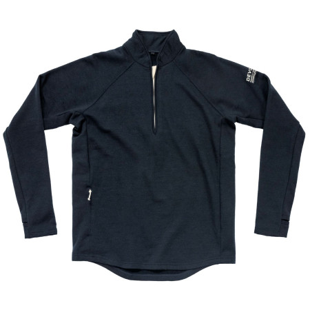 Felpa da uomo Devold Endurance Merino Zip Man nero INK