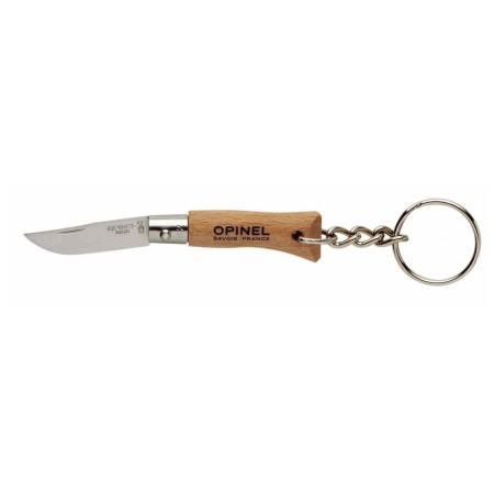 Portachiavi Opinel N°02 Inox naturale.