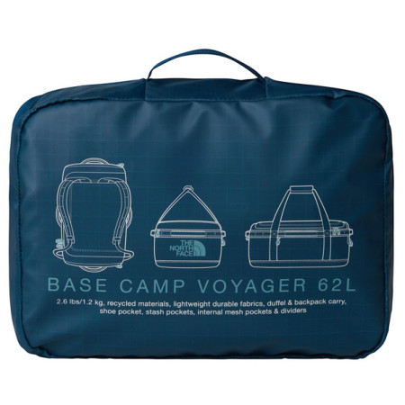 Borsa da viaggio The North Face Base Camp Voyager Duffel 62l