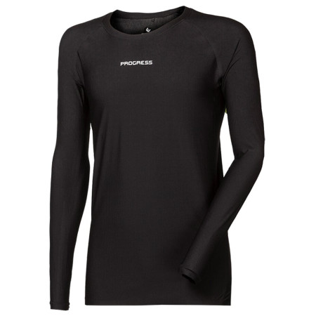 Maglietta funzionale da uomo Progress Raptor LS nero černá