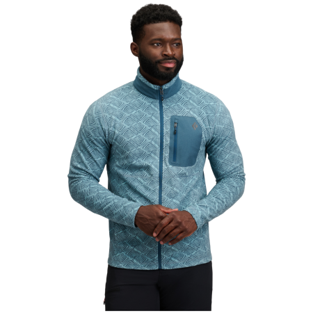 Felpa da uomo Black Diamond Rift HZ Fleece Jacket