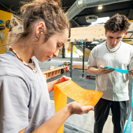 Fasce per allenamento YY VERTICAL Warm Up Band Orange Hard