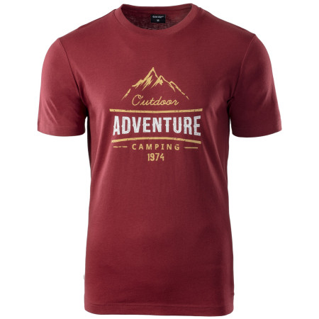 Maglietta da uomo Hi-Tec Lore rosso Pomegranate