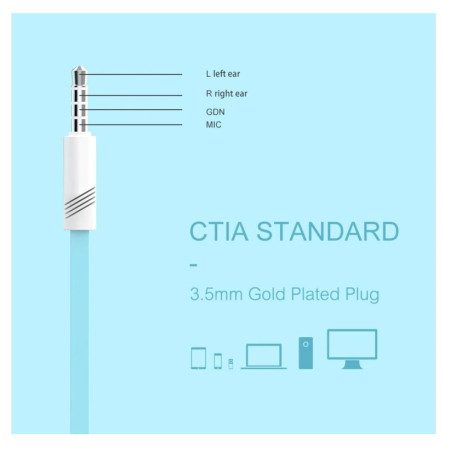 Cuffie Swissten EARBUDS RAINBOW YS-D2