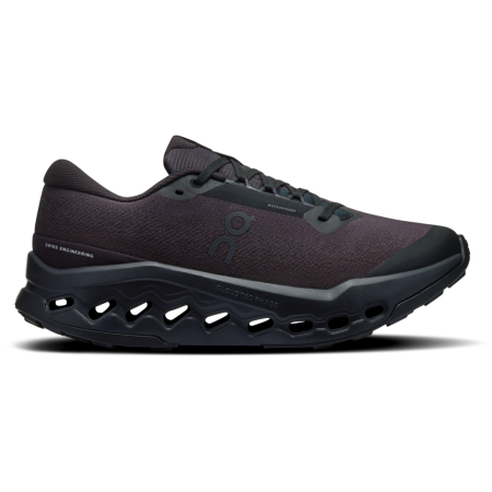 Scarpe da corsa da donna On Running Cloudsurfer Trail 2 WP nero Black/Black