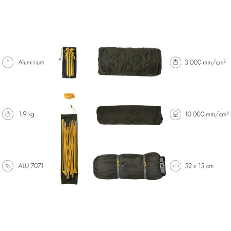 Tenda ultraleggera Warg Midi 2