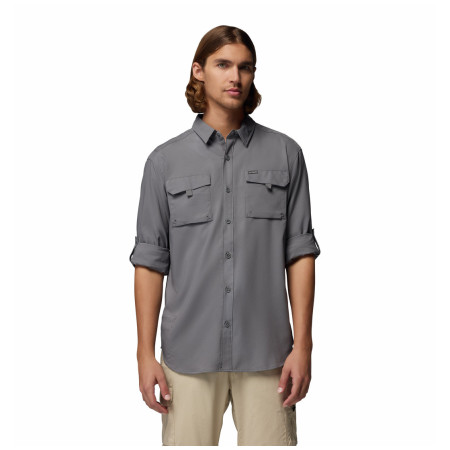 Camicia da uomo Columbia Silver Ridge™ Utility II LS Shirt grigio City Grey
