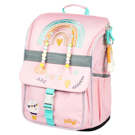 Zaino per la scuola elementare Baagl Zippy rosa Duha růžová