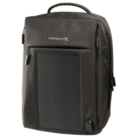Zaino con pannello solare Crossio SolarBag Snappy 20 l nero Black