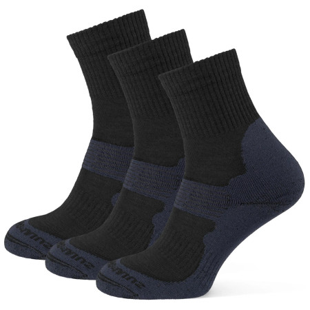 Calze Zulu Merino Allseason 3-pack nero/grigio black/grey