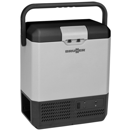 Frigorifero a compressore Brunner Polarys Portafreeze nero/grigio